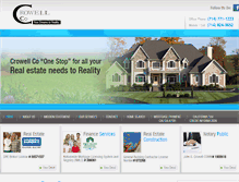 Tablet Screenshot of crowellco.com